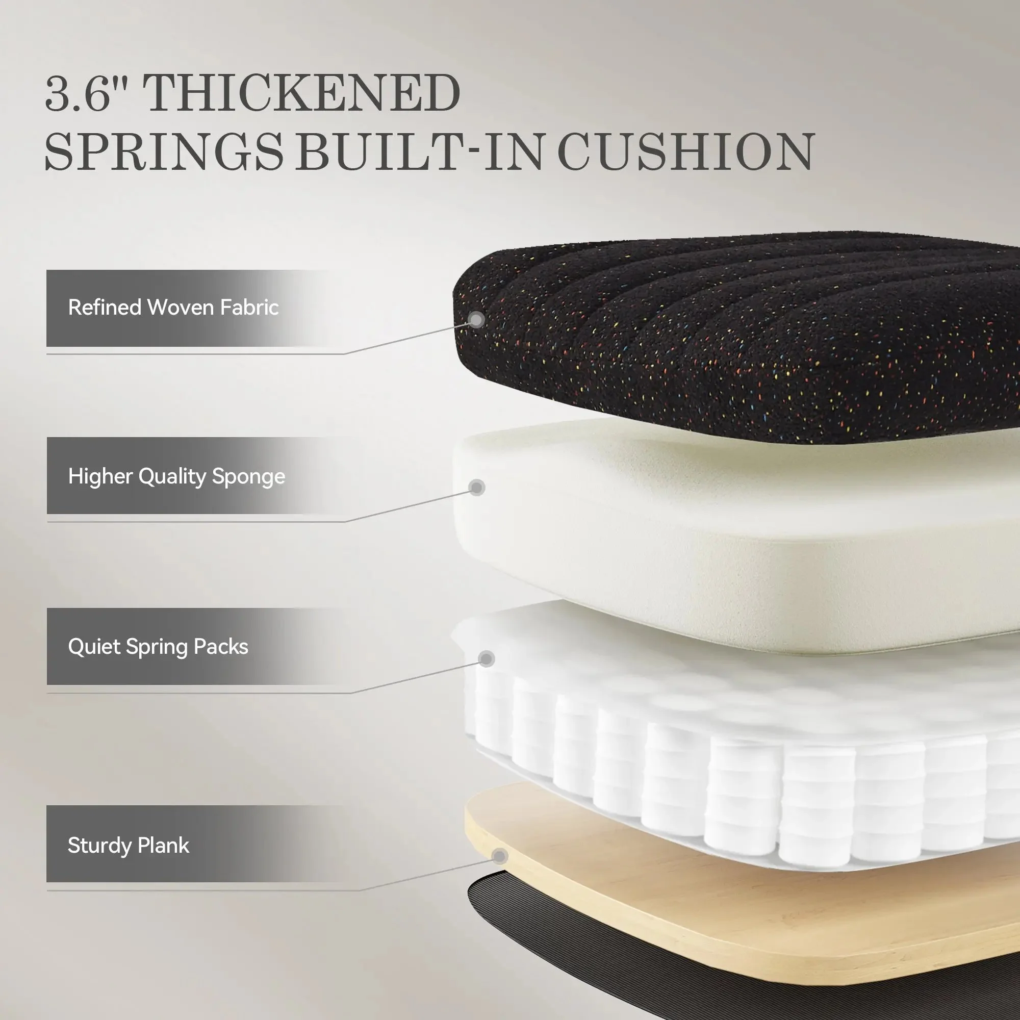 Dowinx Armless Criss Cross Chair Black QL-66H1 - Image 8