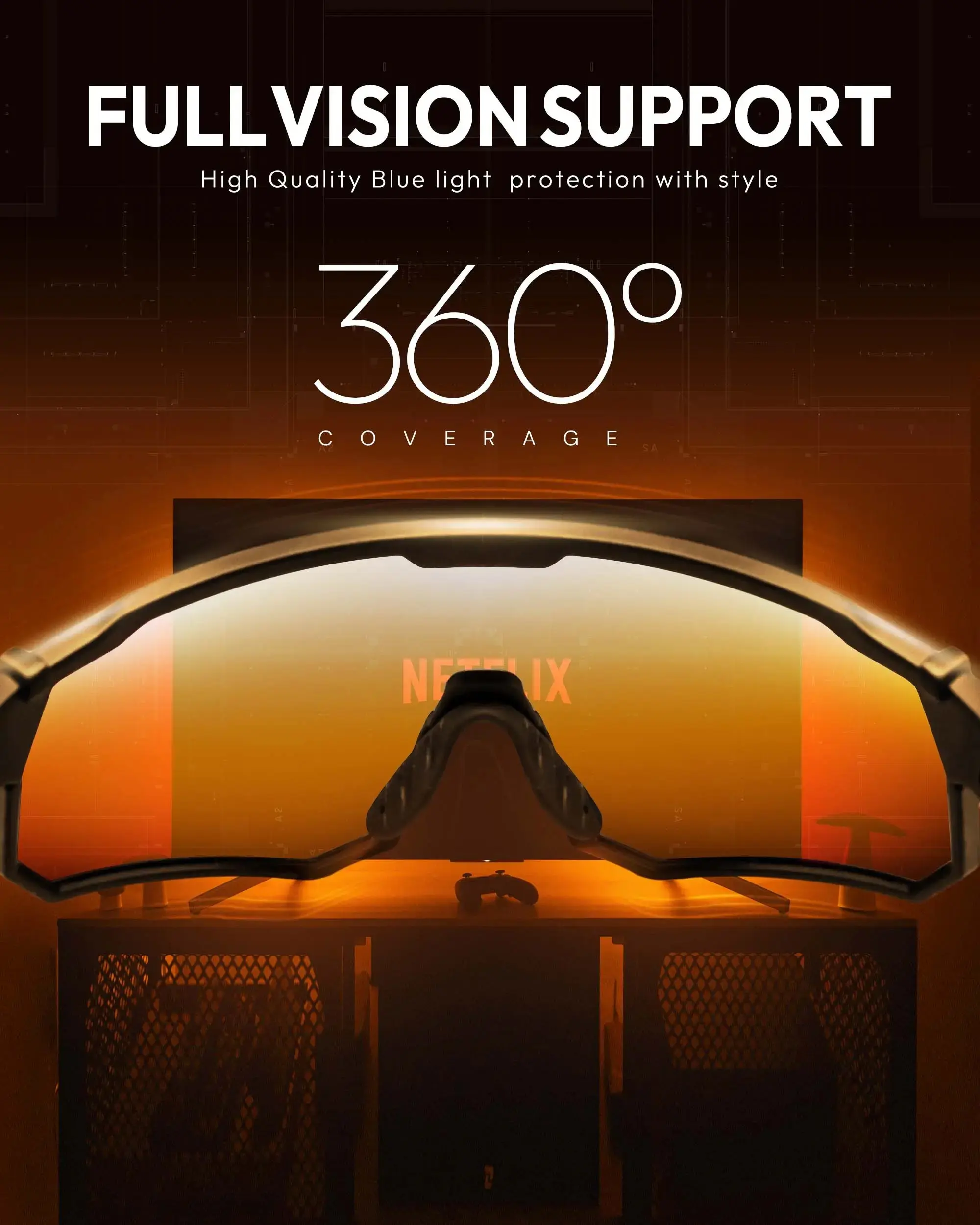 Dowinx Blue Light Gaming Glasses - Image 7