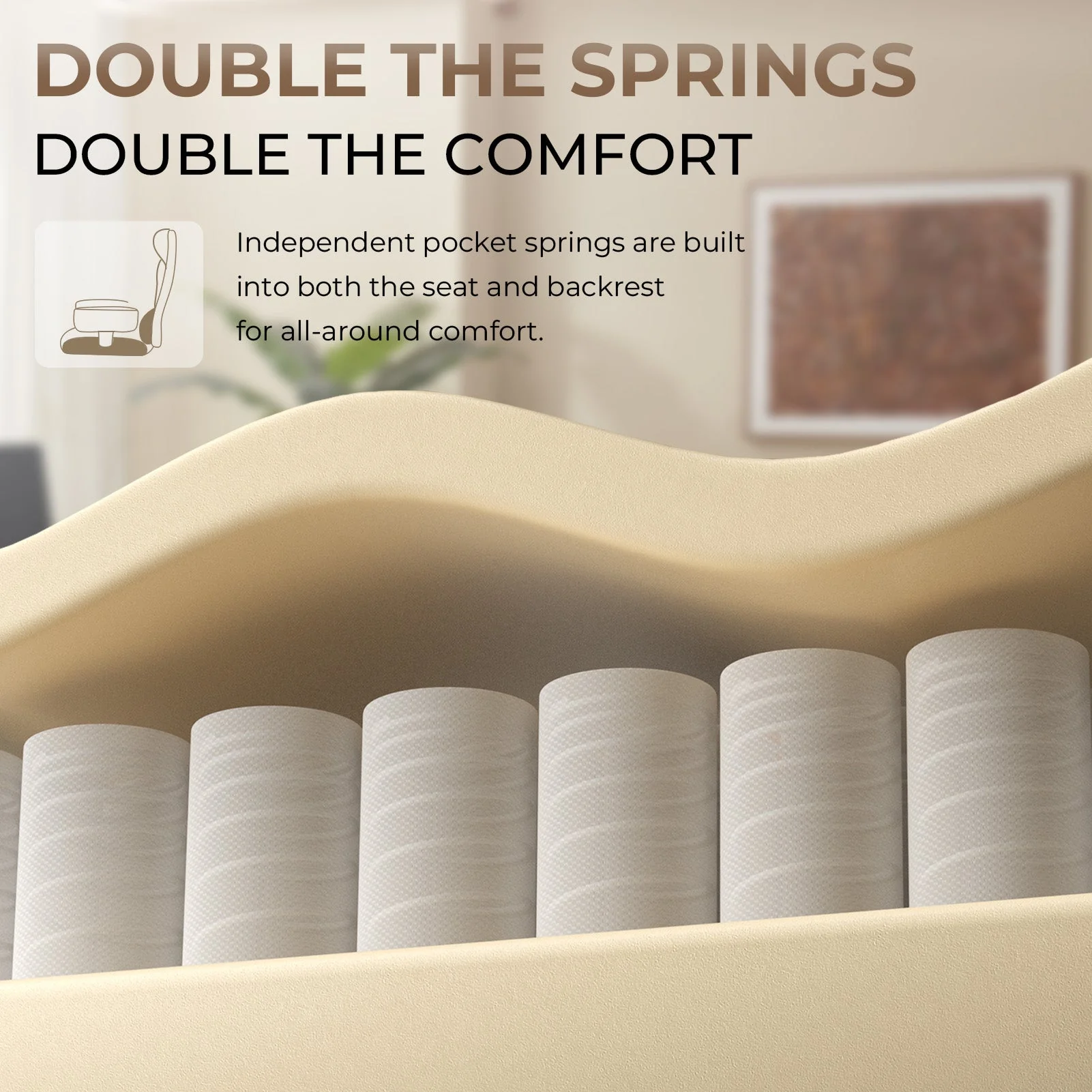 Dowinx Cross Legged Office Chair QL-66B2 Black - Image 6