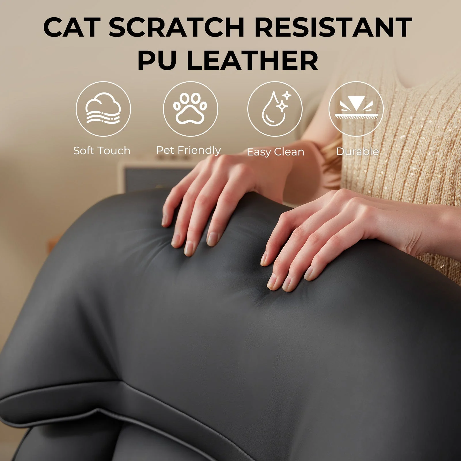 Dowinx Cross Legged Office Chair QL-66B2 Black - Image 7