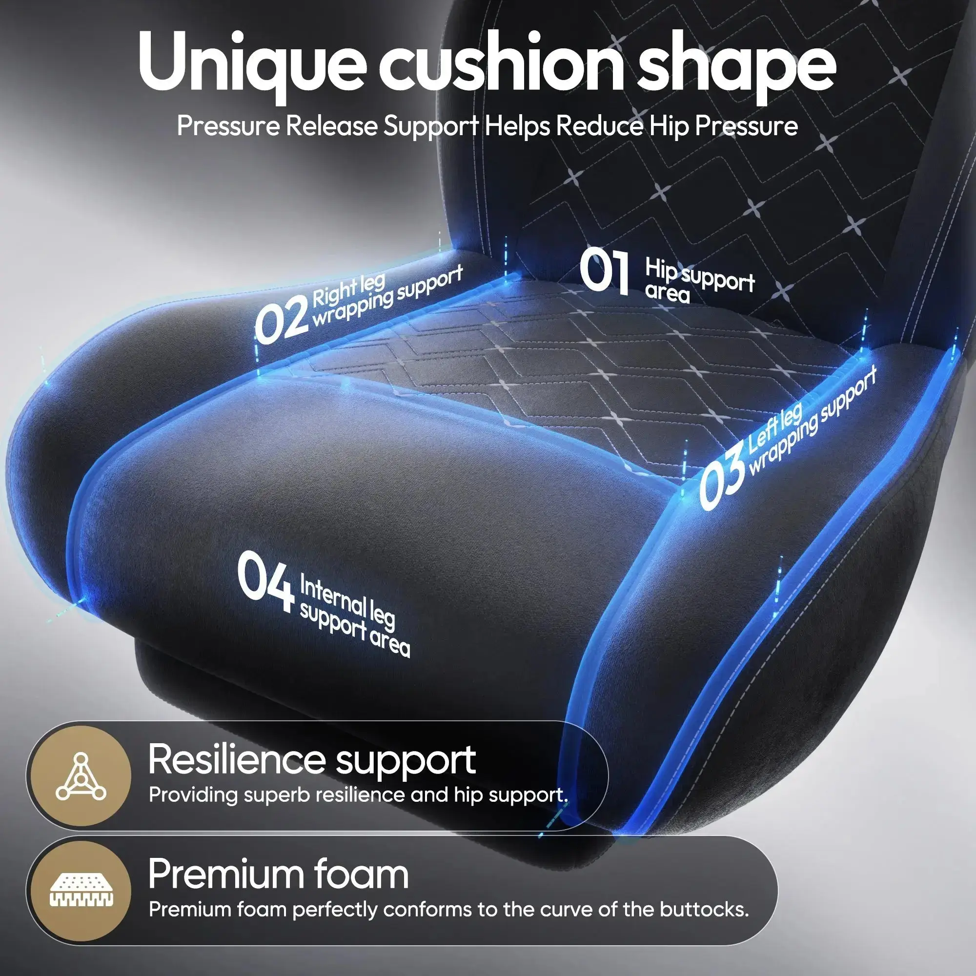 Dowinx Heated Massage MB38 Black - Image 4