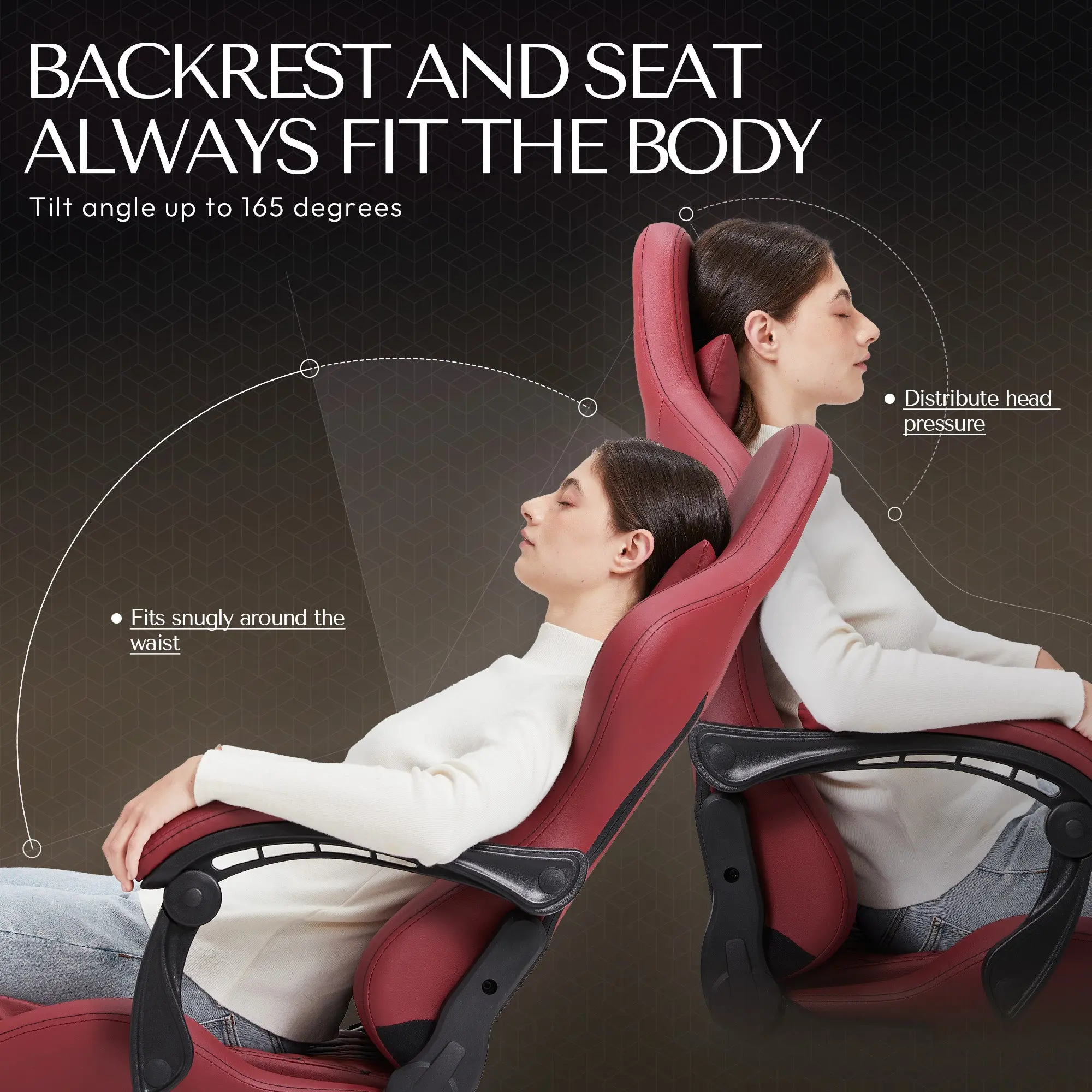 Dowinx Classic Leather LS6689 Red - Image 4