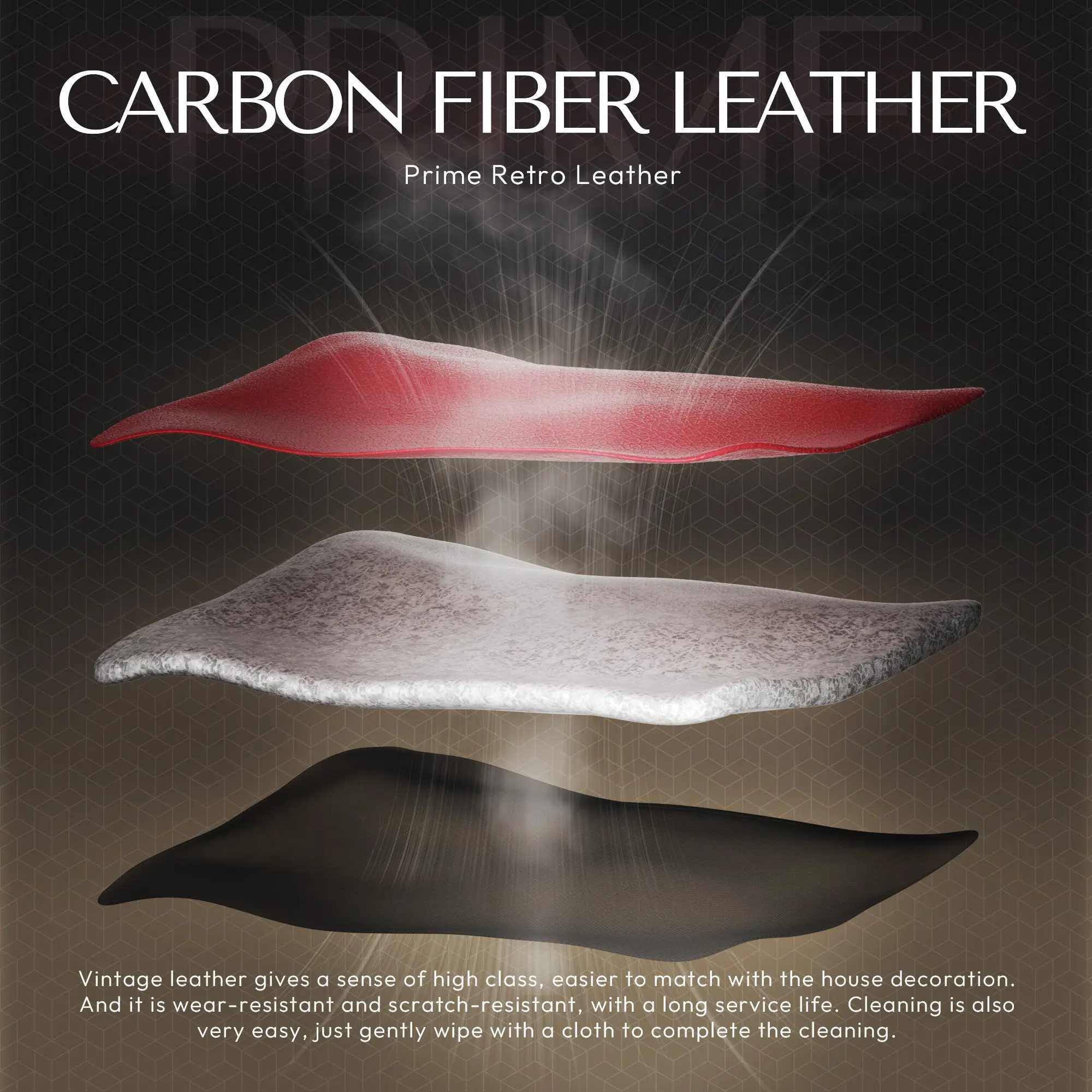 Dowinx Classic Leather LS6689 Red - Image 5