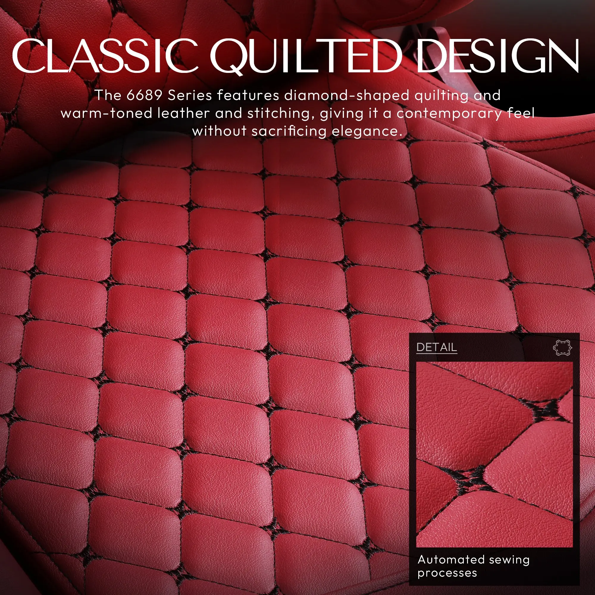 Dowinx Classic Leather LS6689 Red - Image 6