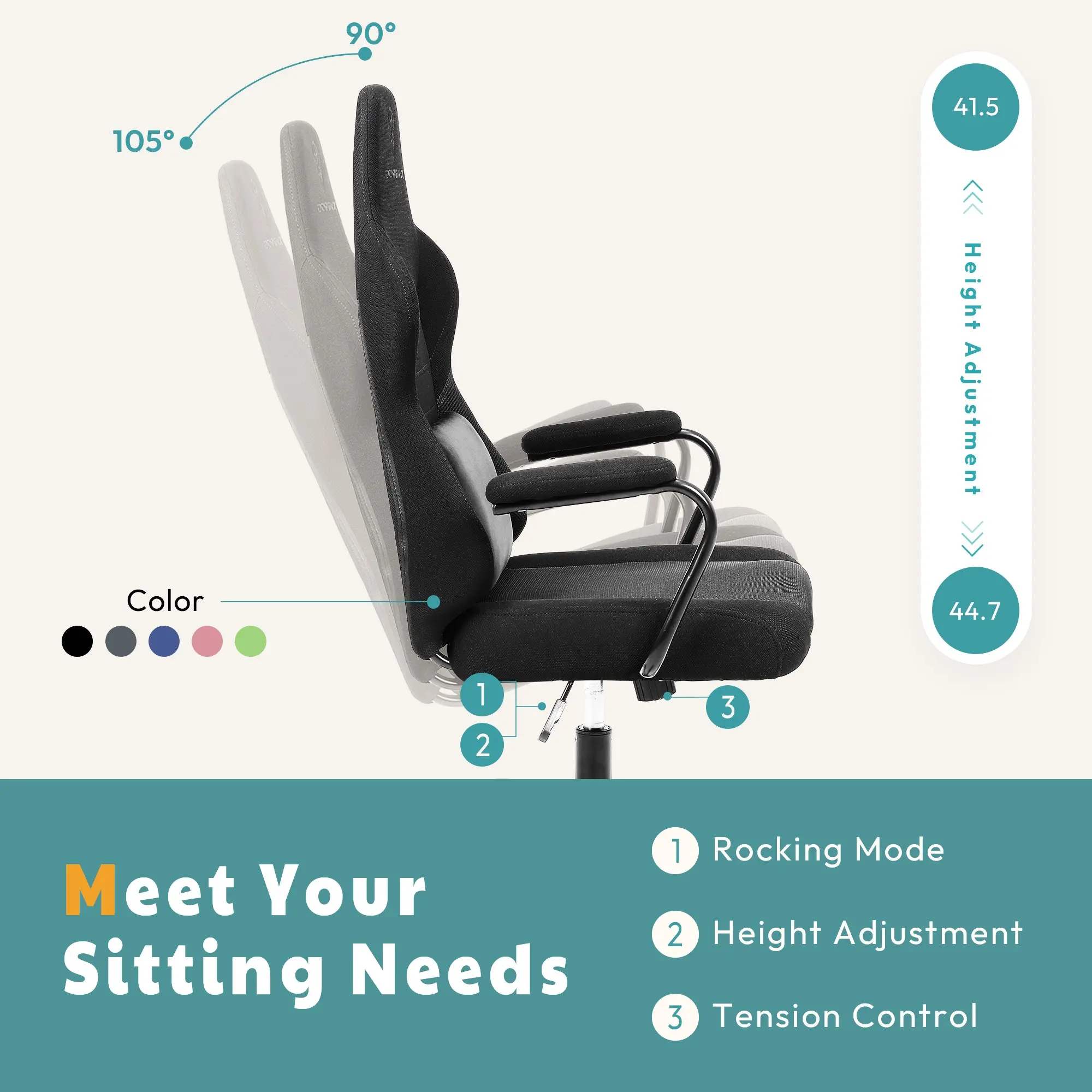 Dowinx Basic Fabric 66MBZZ (Black) - Image 3