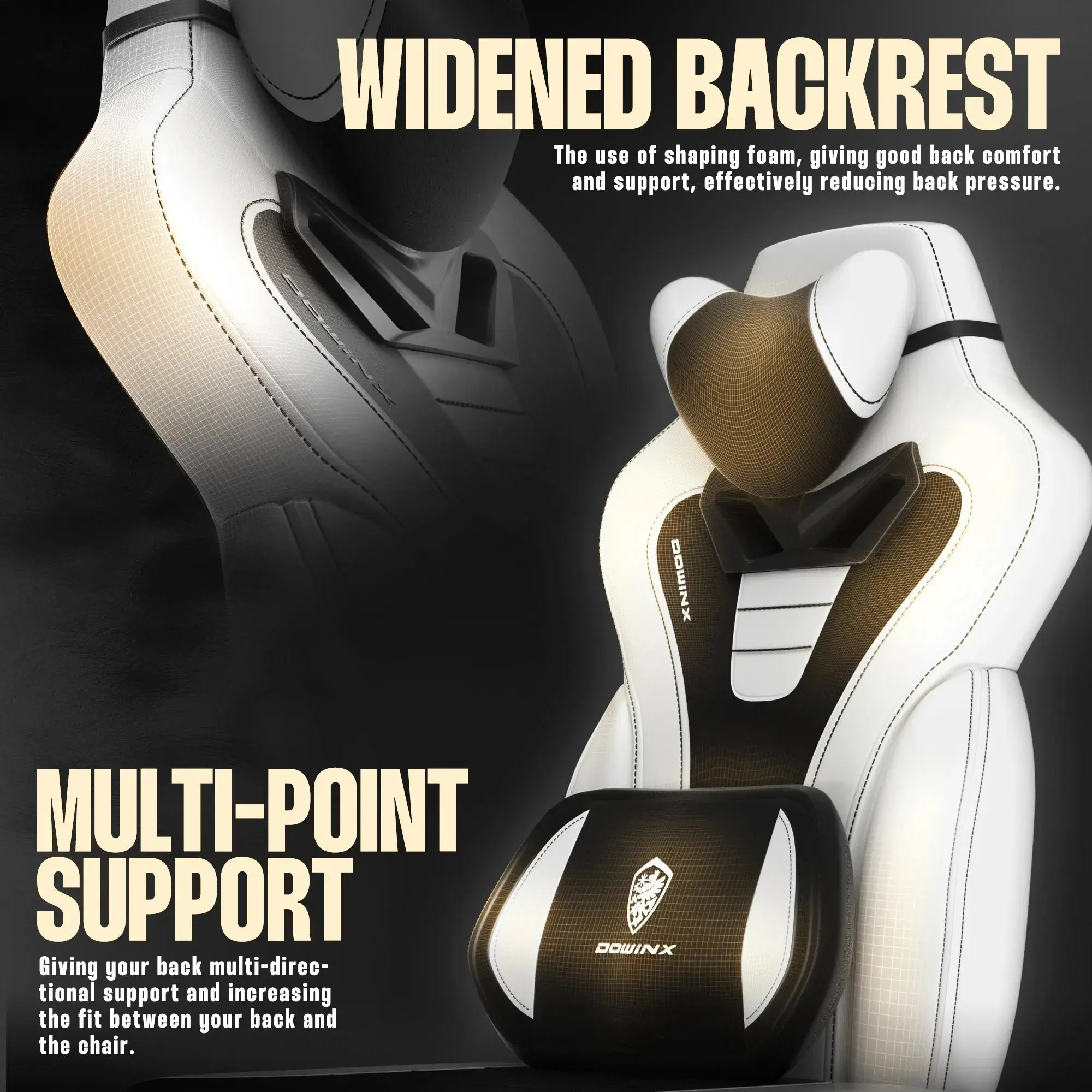 Dowinx Classic PU Leather MB30 White - Image 4