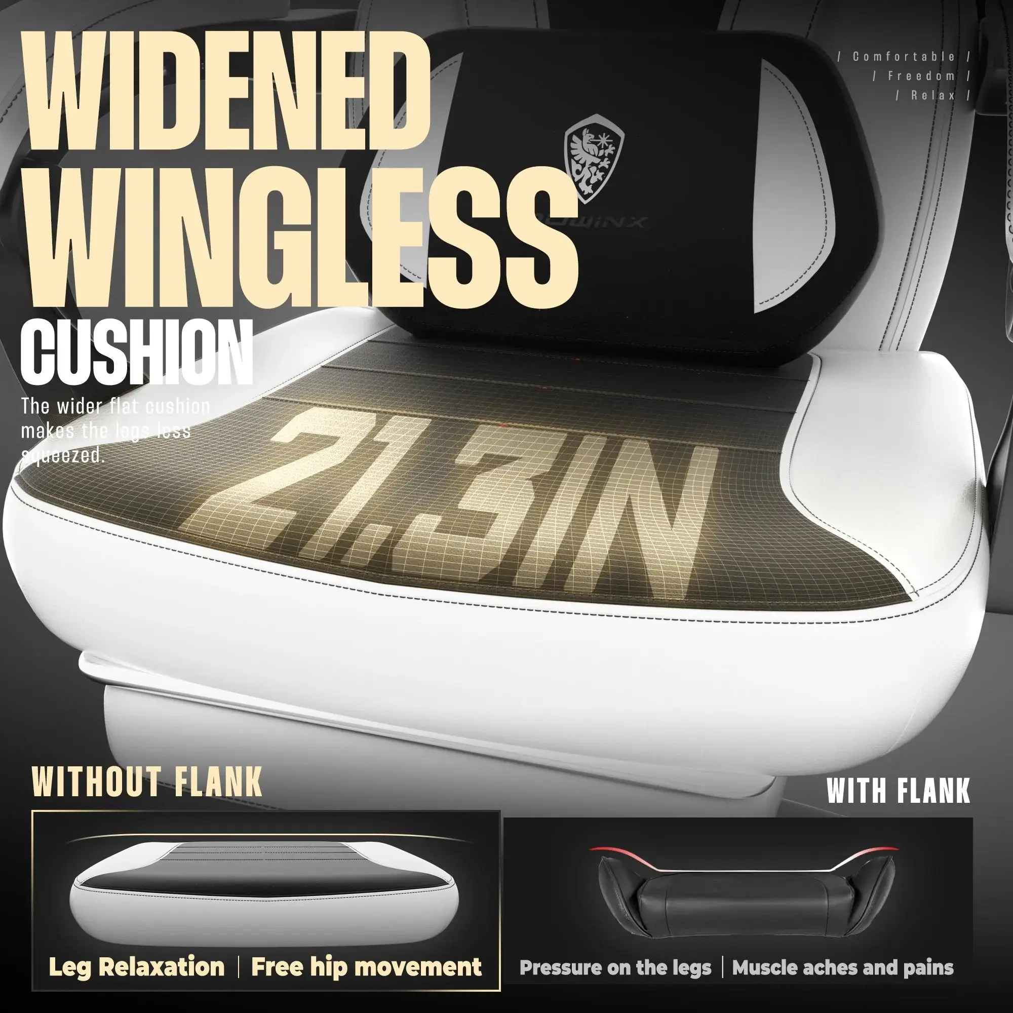 Dowinx Classic PU Leather MB30 White - Image 5