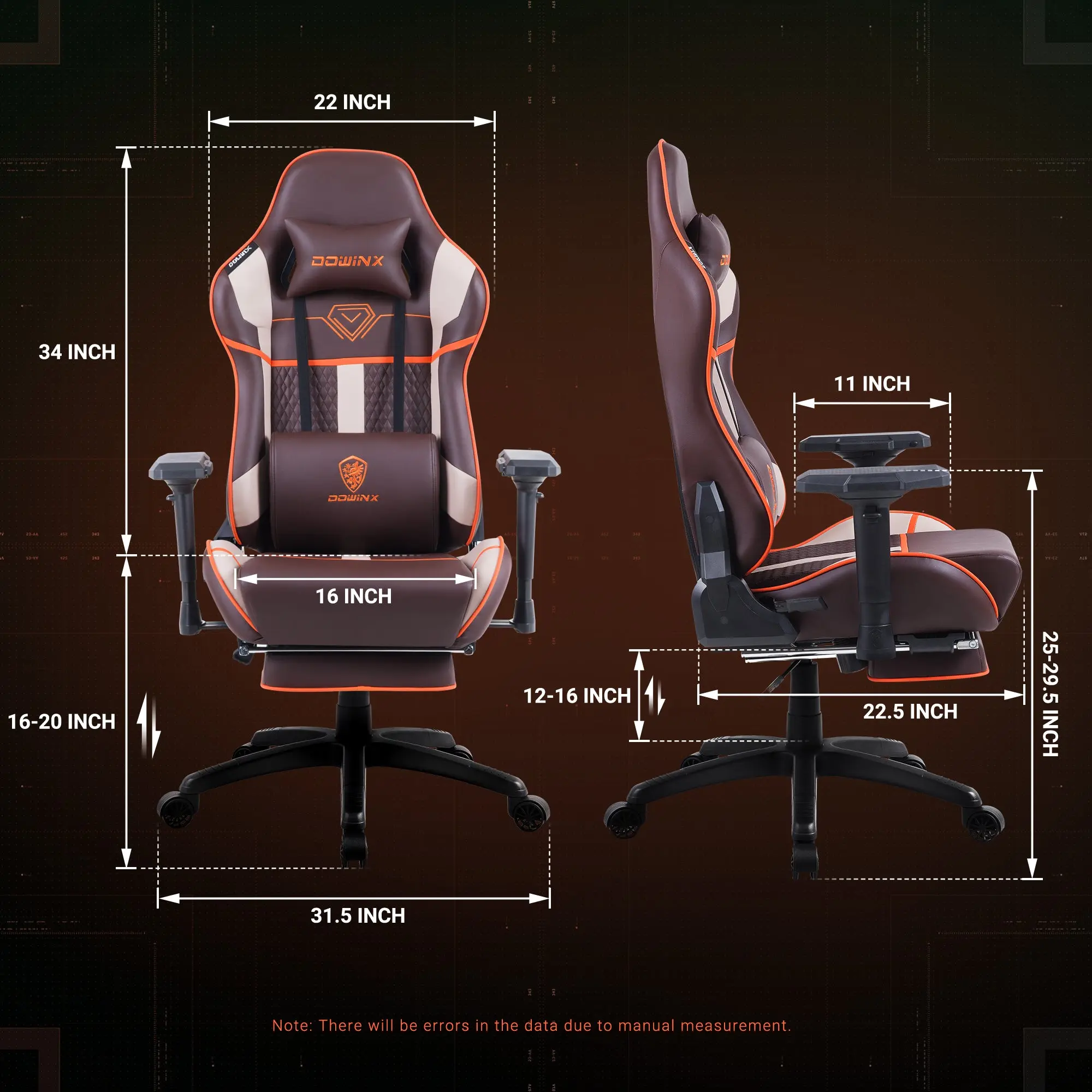 Dowinx Luxury LS-6687X (Brown) - Image 8