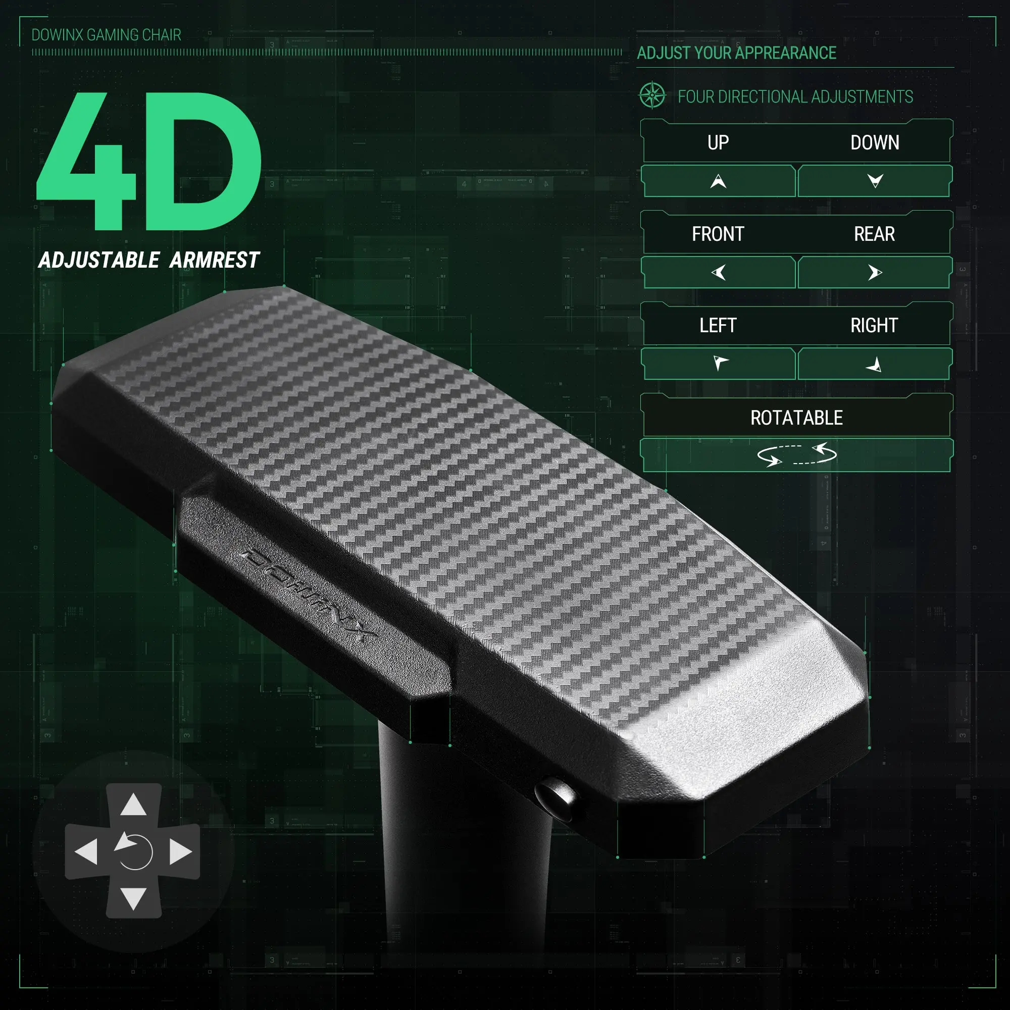 Dowinx Luxury LS-6687X (Green) - Image 5