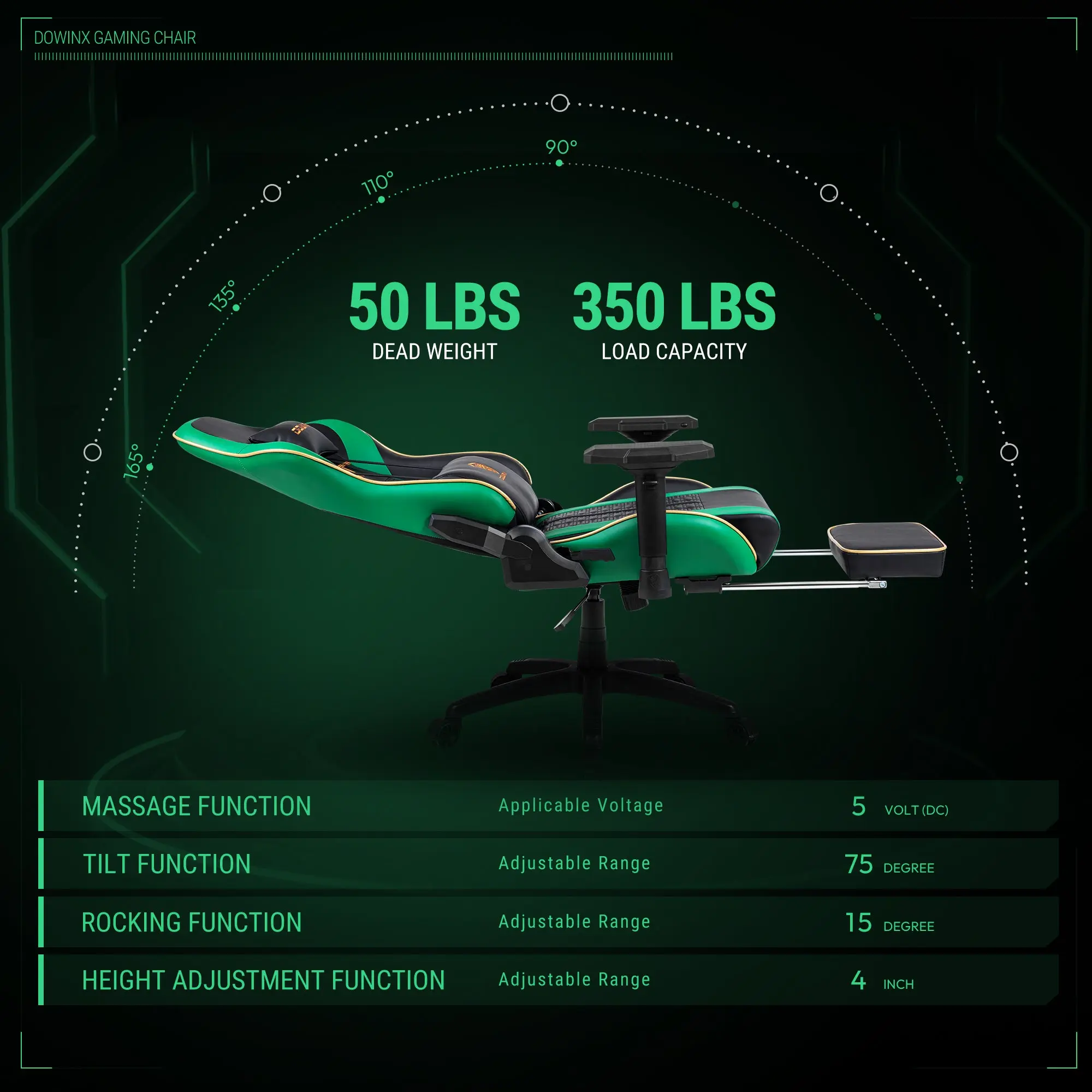 Dowinx Luxury LS-6687X (Green) - Image 6