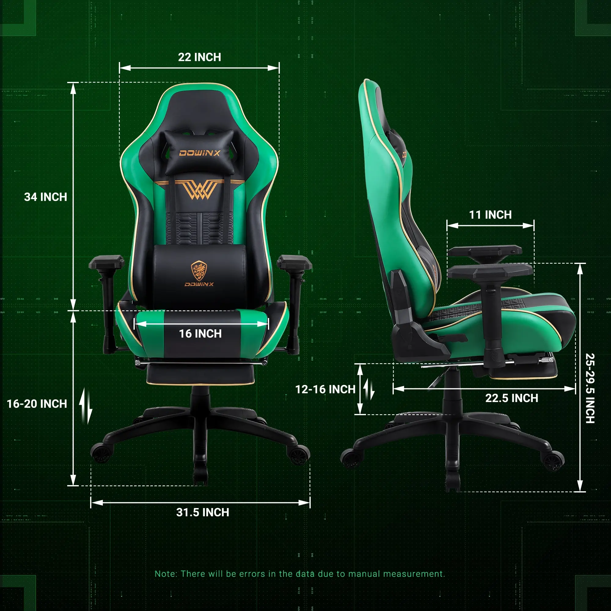 Dowinx Luxury LS-6687X (Green) - Image 8