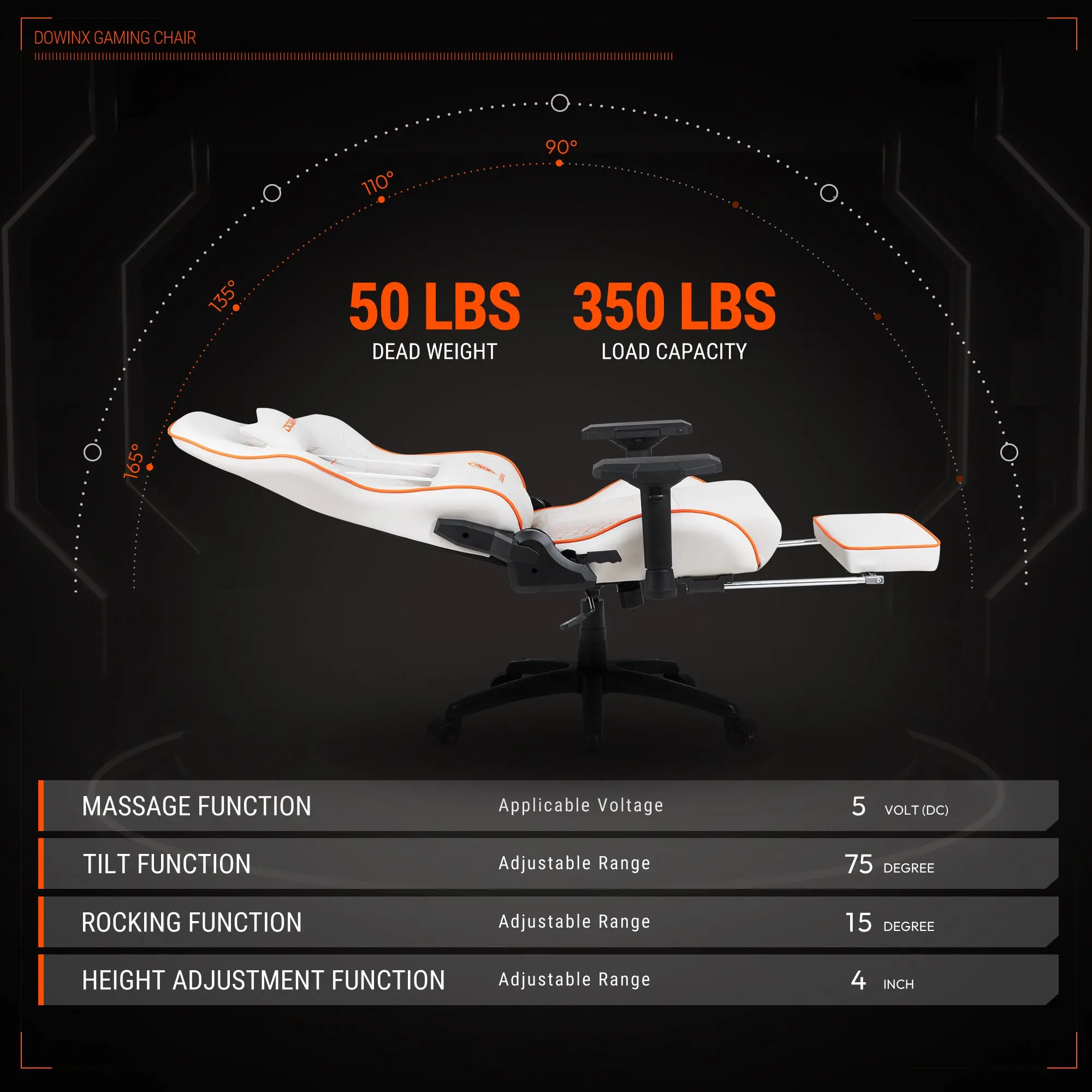 Dowinx Luxury LS-6687X (White) - Image 7