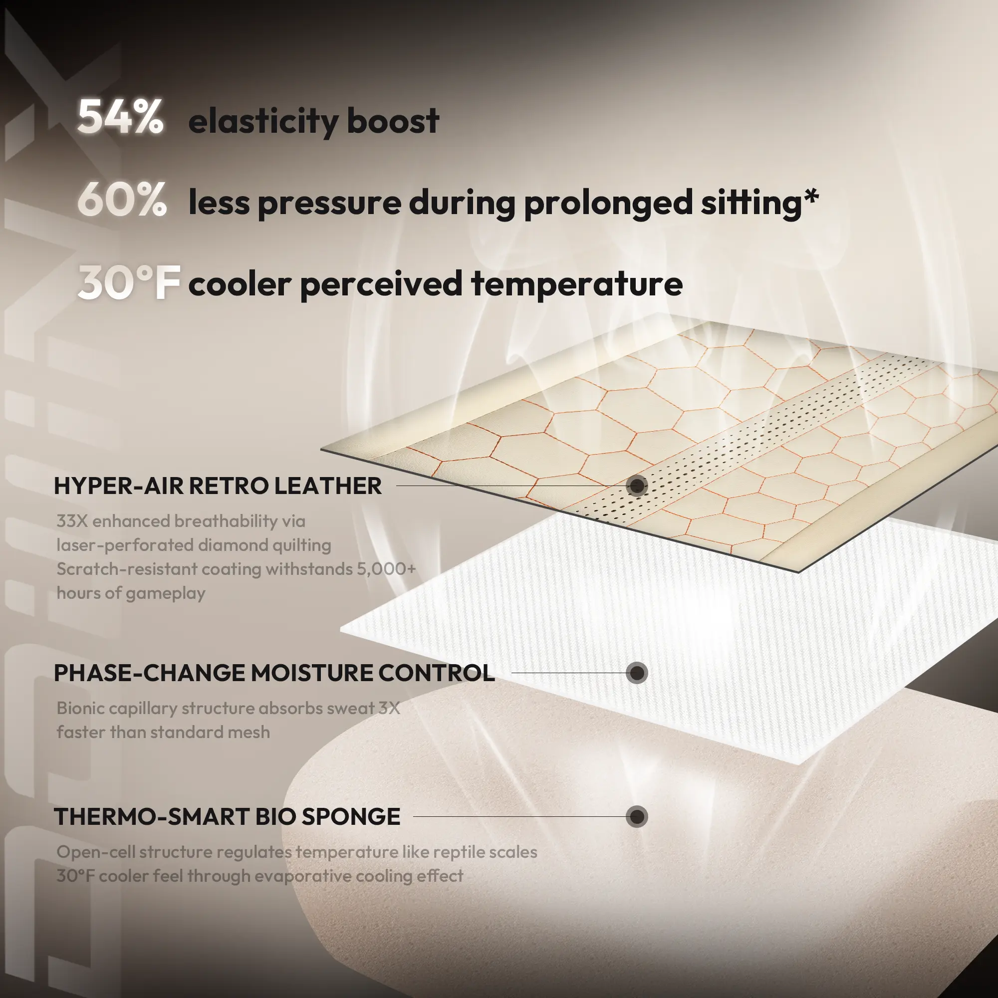 Dowinx Luxury Series LS-66D89D Beige - Image 5