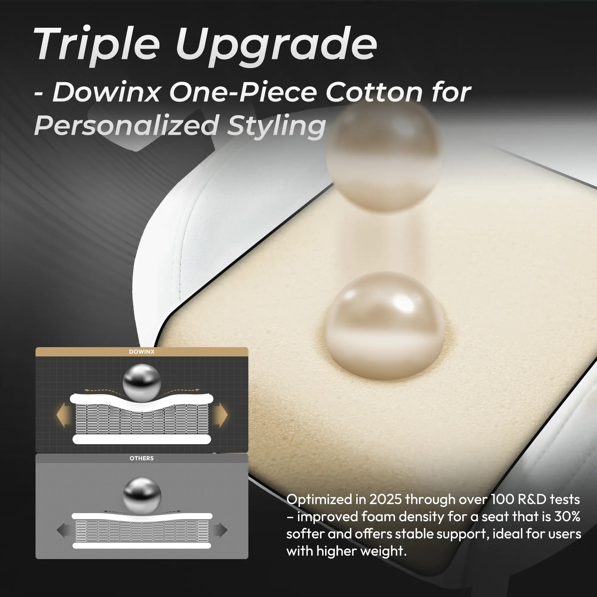 Dowinx Luxury Series Suede LS-66D68A White - Image 4