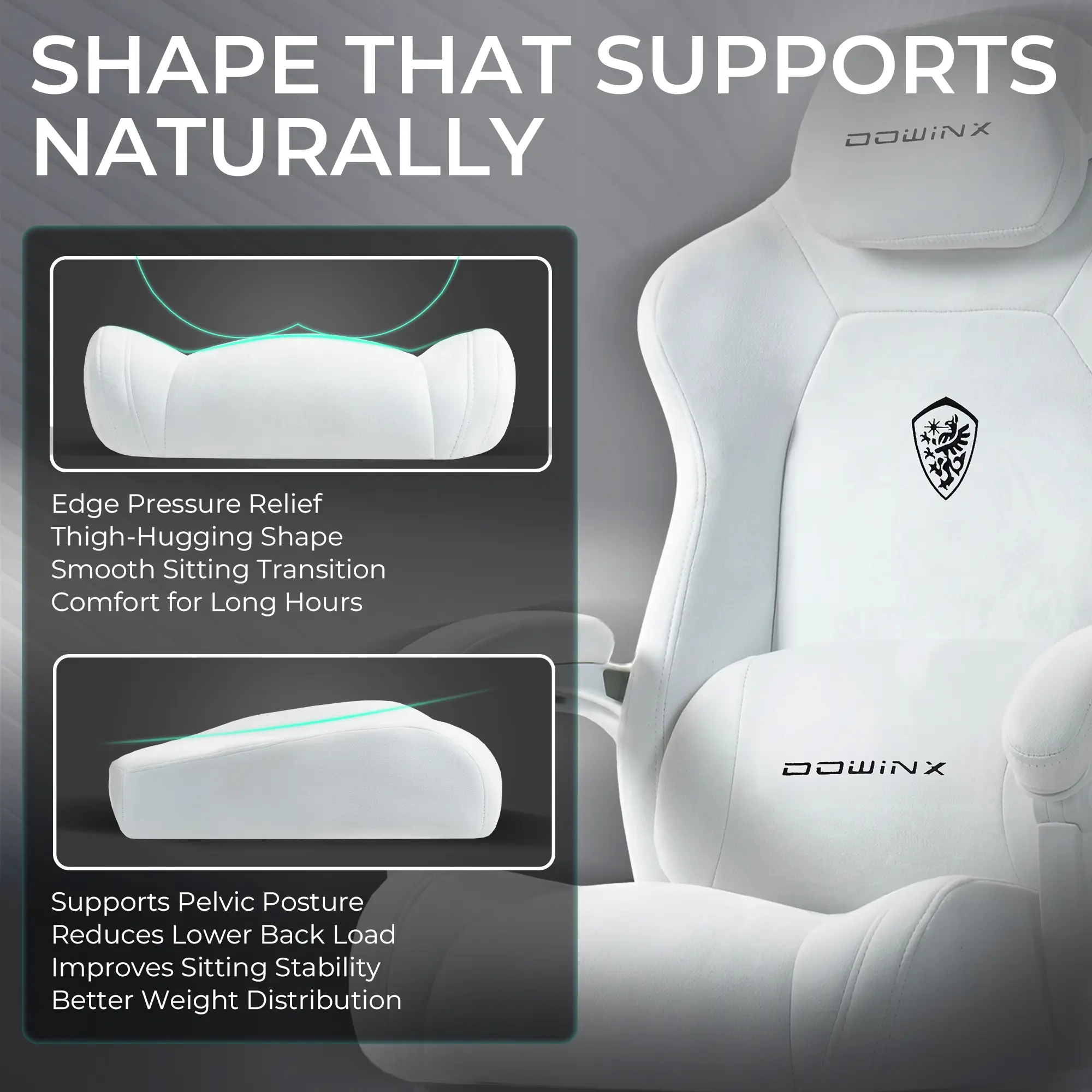 Dowinx Luxury Series Suede LS-66D68E White - Image 5